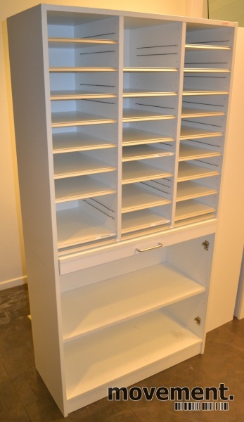 Solgt!Posthylle i hvitt fra Prima Office, - 1 / 2