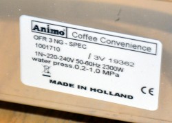 Animo / Metos Optifresh 3NG Kaffeautomat for filterkaffe/kakao etc, DEMOBRUKT KUPPVARE