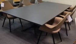Lammhults FUNK Møtebord i grått, 280x140cm, passer 8-10 personer, pent brukt