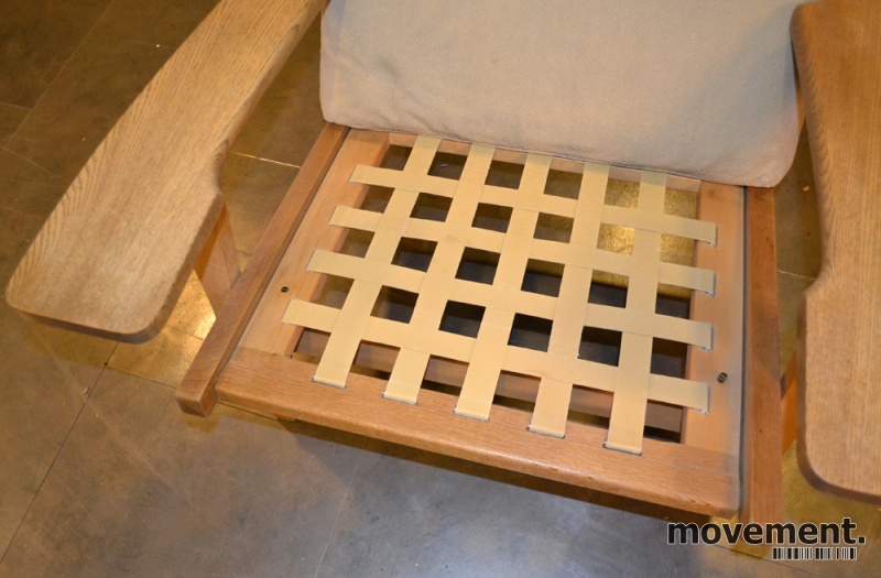 Solgt!Hans Wegner GE375 lenestol i eik, - 11 / 11