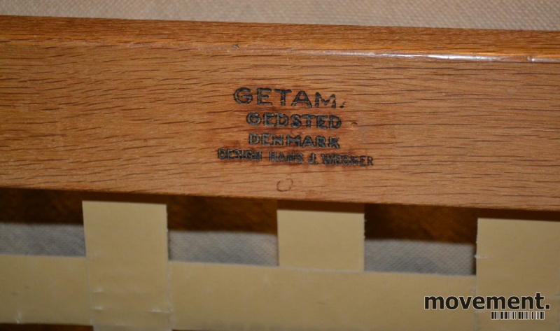 Solgt!Hans Wegner GE375 lenestol i eik, - 2 / 11