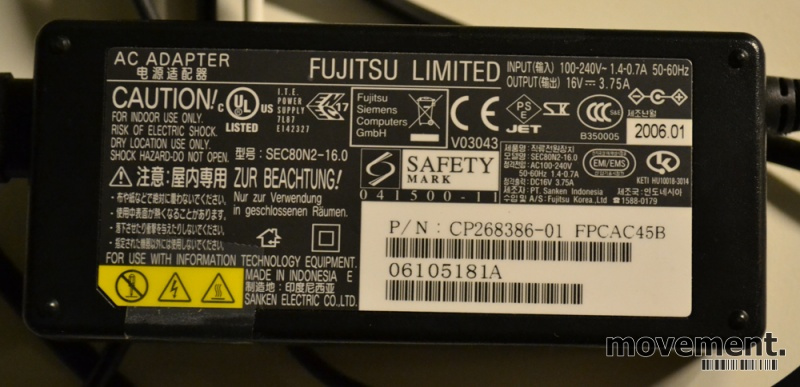 Solgt!Fujitsu Siemens FPCPR62B docking - 4 / 5