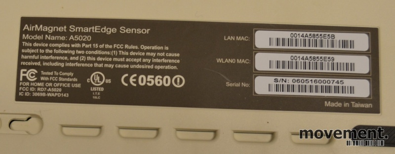 Solgt!Airmagnet SmartEdge Sensor A5020 - 3 / 3