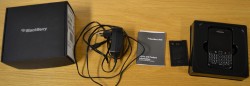 Mobiltelefon: BlackBerry Bold 9780 i sort farge, brukt