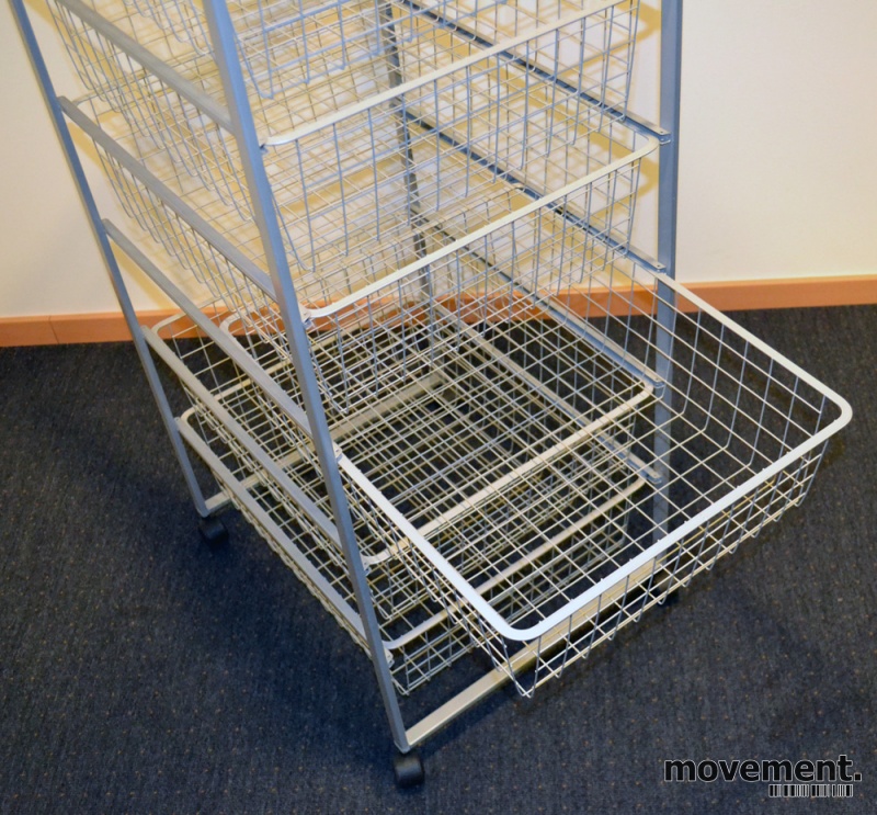 Solgt!Trådkurvstativ på hjul, Ikea - 3 / 3