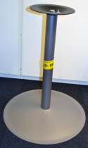 EFG Søylefot understell i grålakkert metall, 69,5cm høyde, pent brukt