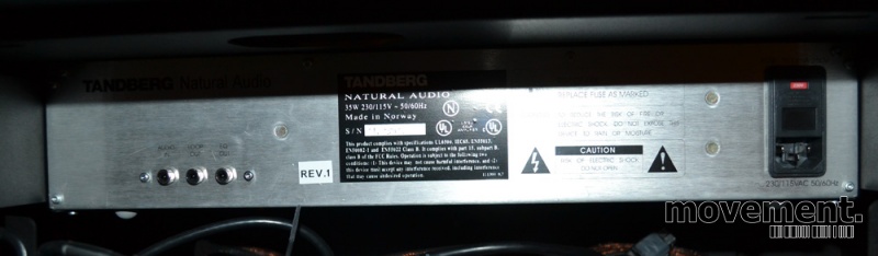 Solgt!Videokonferanse-utstyr: Tandberg - 9 / 10