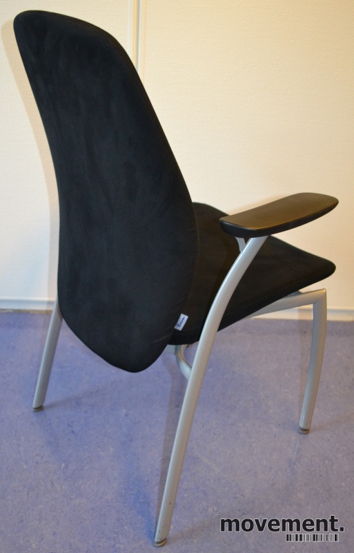 Kinnarps konferansestol, Plus 375 i sortcomfort, pent brukt 1 stk Kinnarps Plus 375 stol konferansestol BRUKTE