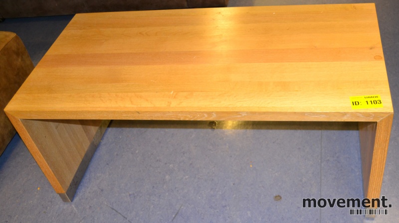 Solgt!Loungebord i heltre eik, 120x60, - 2 / 4