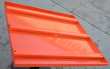 Solgt!Fast plate i orange stål til - 4 / 9