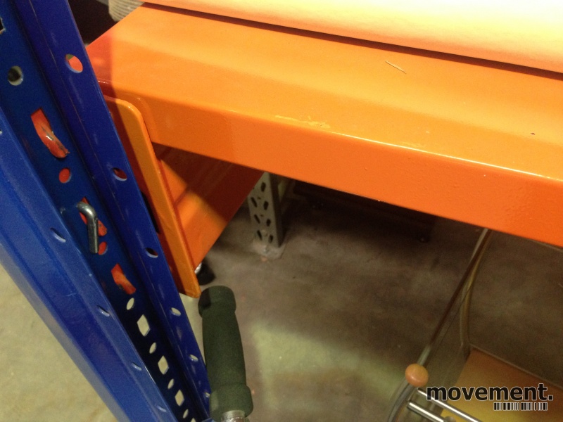 Solgt!Fast plate i orange stål til - 6 / 9