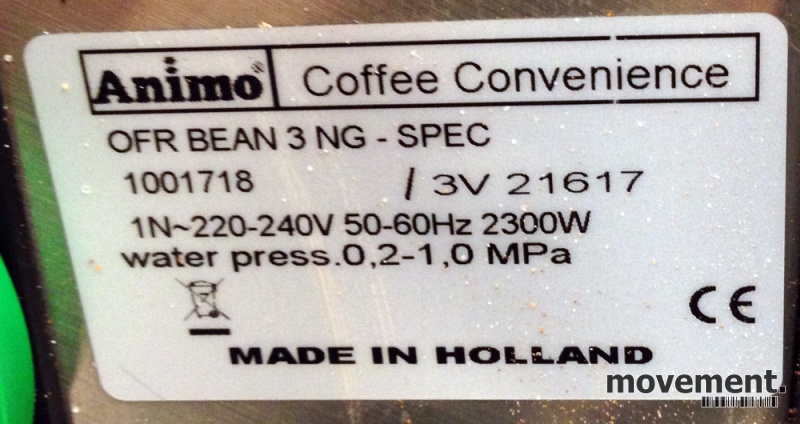 Solgt!Kaffeautomat Metos Optifresh Bean - 3 / 3