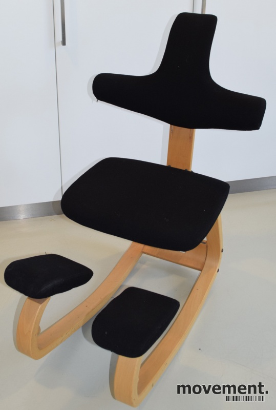 Ergonomisk stol Thatsit back fra Stokkei sortbøk Ergonomisk stol Thatsit back fra Stokkei sortbøk