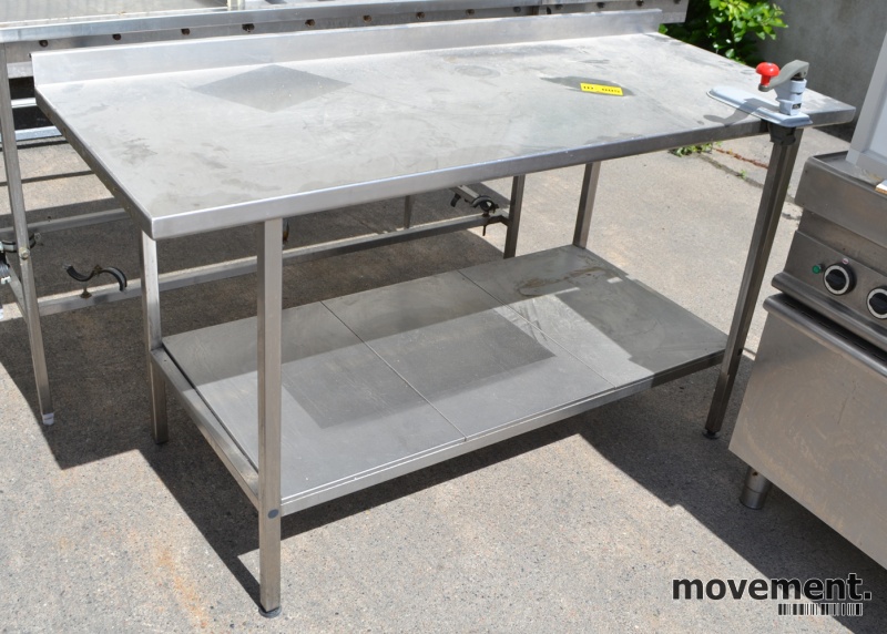 Solgt!Arbeidsbenk / stålbenk i rustfritt