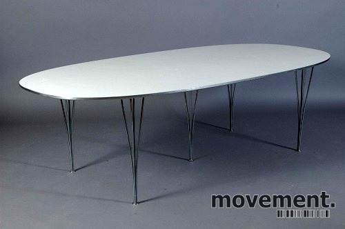 Solgt!SuperEllipse-bord 360x160cm ovalt, - 1 / 5