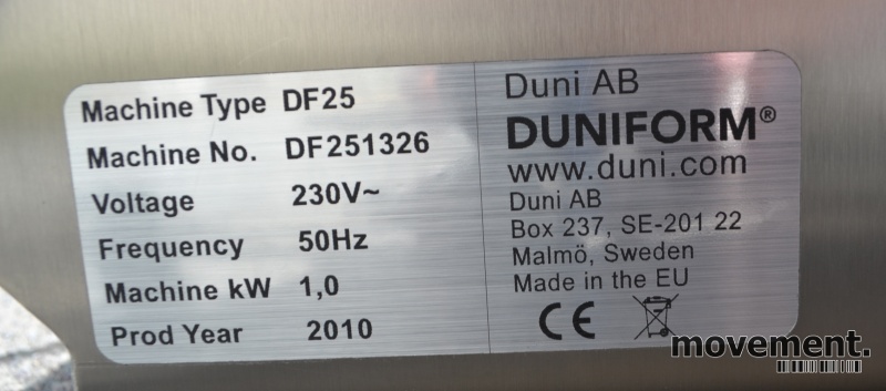 Solgt!Duniform DF 25 forseglingsmaskin / - 4 / 4
