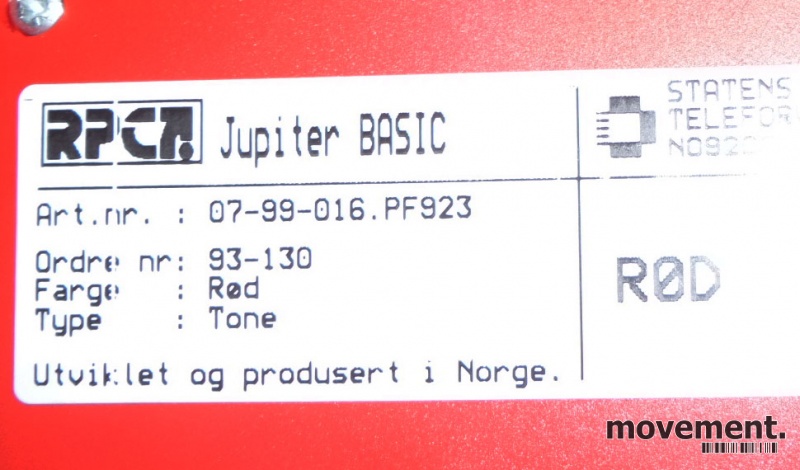 Solgt!Telenor Jupiter Basic Retro - 2 / 2