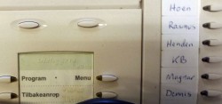 Ericsson Sentralbordapparat for MD110 telefonsentral, Dialog 3213 (Bred versjon med sidepanel), brukt
