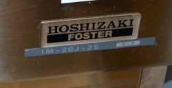 Isbitmaskin fra Hoshizaki Foster, Japan, modell IM-20J-25 20kg/døgn, brukt