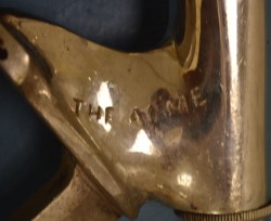 Vintage bordmontert vinåpner, forniklet, The Acme, pent brukt