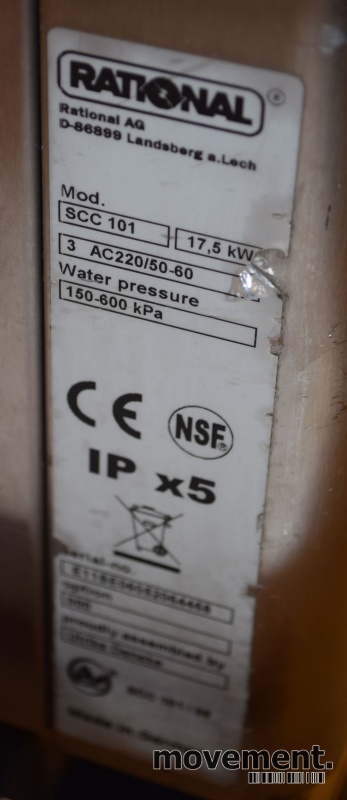 Solgt!Rational kombidamper, 10geiders, - 4 / 5