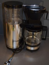 MoccaMaster CD (Clement Design) kaffetrakter i sølv farge, pent brukt