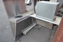 Ventilasjonshette / avtrekkshette for storkjøkken fra SEFOVENT, 321cm bredde, brukt
