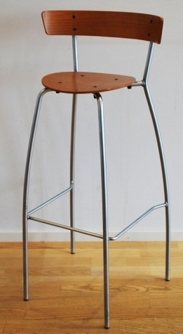 Solgt!Fritzsons barstol / barkrakk i tre - 1 / 5