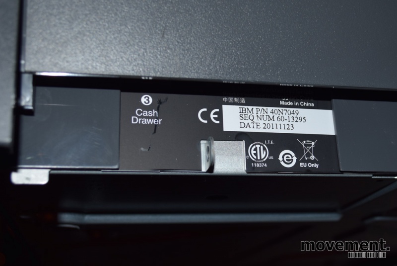 Solgt!IBM Kasseskuff med nøkkel, 40N7049, - 3 / 3