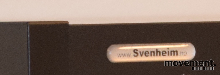 Solgt!Svenheim skap, 4 permhøyder, sort - 3 / 6