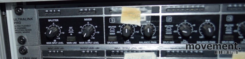 Solgt!Behringer Ultralink PRO MX882, - 2 / 2