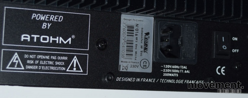 Solgt!Aktiv subwoofer fra Waterfall, - 5 / 5