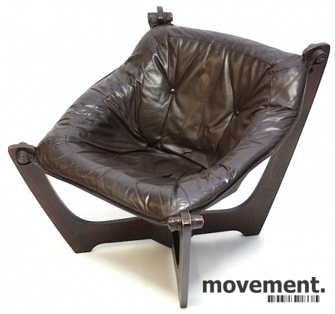 Solgt!Retro / vintage lenestol i - 1 / 3