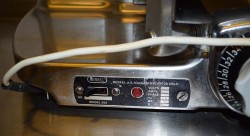 Berkel modell 834 vintage påleggsskjærer / skjæremaskin, pent brukt