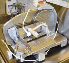 Berkel modell 834 vintage påleggsskjærer / skjæremaskin, pent brukt