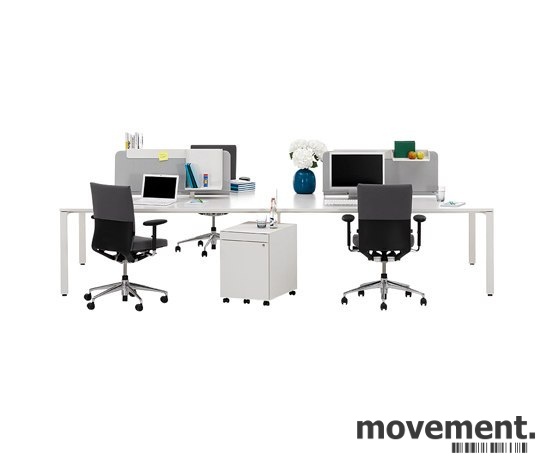 Solgt!Vitra stort design-skrivebord for 4 - 1 / 12