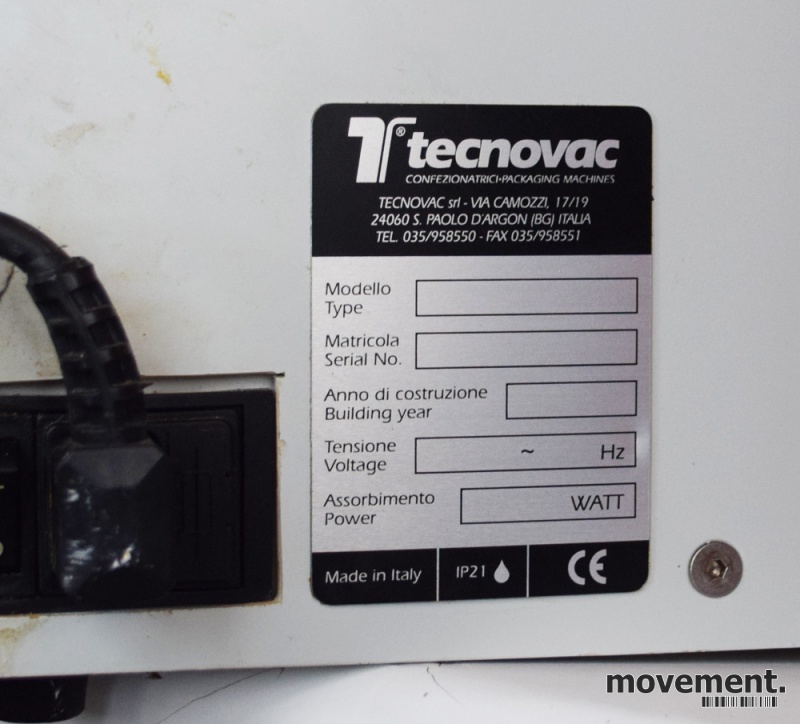 Solgt!Tecnovac Vacomat Vakumeringsmaskin, - 3 / 3