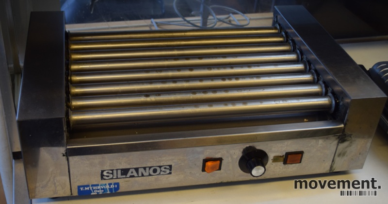 Solgt!Pølsegrill fra Silanos, 8 ruller