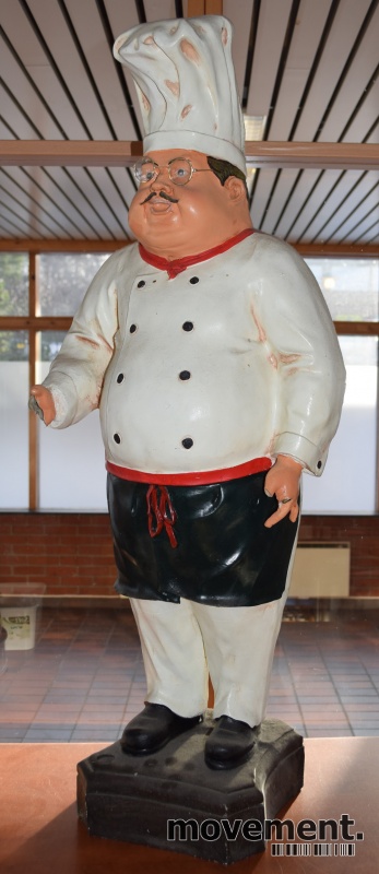 Solgt!Vintage kokkefigur, brukt som