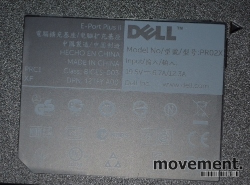 Solgt!Dell E-port Plus II, PR02X - 4 / 5