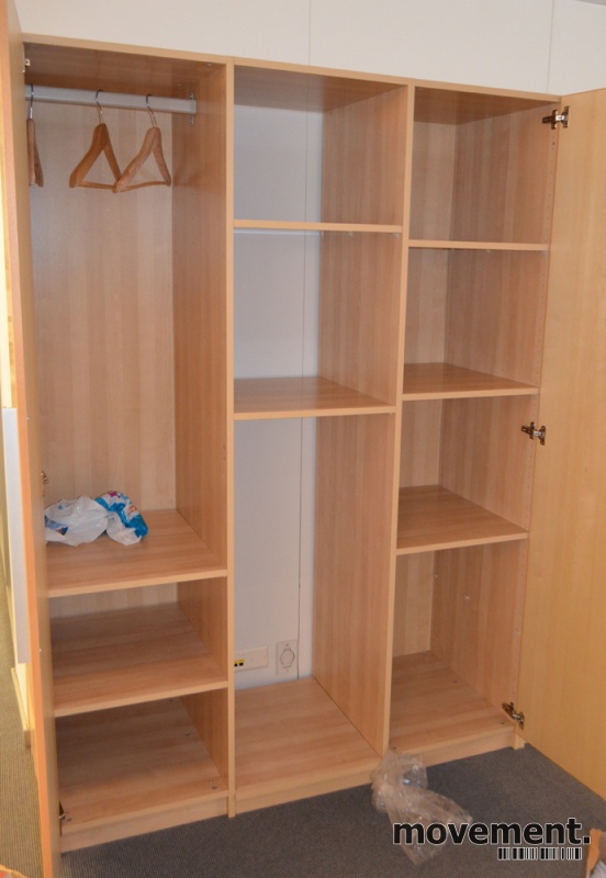 Solgt!IKEA Pax garderobeskap, bjerk - 2 / 2