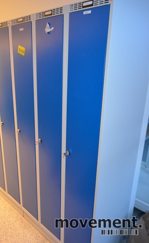 Solgt!Garderobeskap i stål fra Blika, - 1 / 5