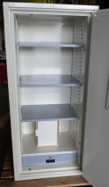 Håbeco brannsikkert dokumentskap, brannklasse KSG-4500, høyde 161cm, bredde 75cm, pent brukt