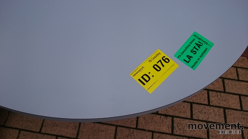 Solgt!Rundt bord i grått Ø=90cm H=73,5cm, - 3 / 3