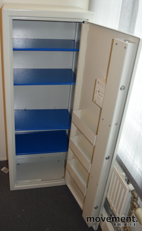 Solgt!Sikkerhetsskap / safe i grålakkert - 2 / 5