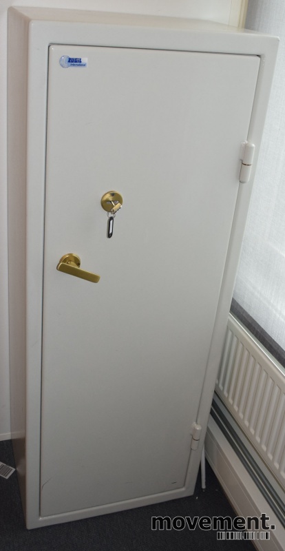 Solgt!Sikkerhetsskap / safe i grålakkert - 1 / 5