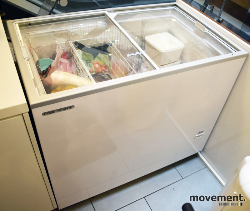 Solgt!Fryseboks med glasslokk for iskrem - 1 / 6
