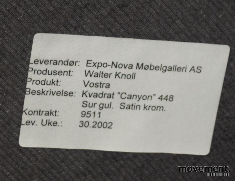 Loungestol: Walter Knoll Vostra 607loungestol i Canyon 13 stk. Vostra Loungestoler fra Walter Knoll (Grå