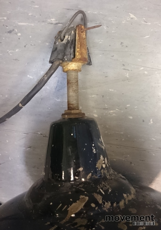 Solgt!Vintage/retro industrilampe / - 5 / 5