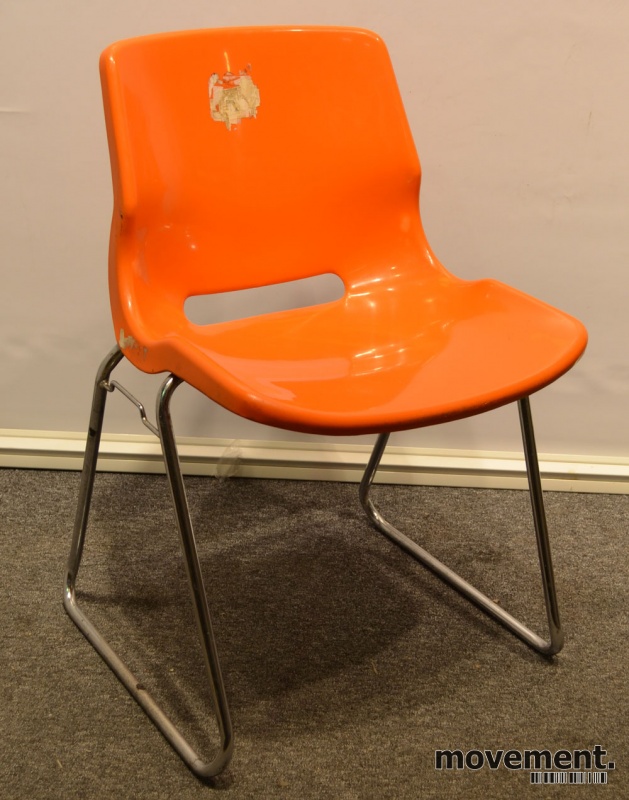 Solgt!Overman vintage plaststol / - 1 / 3